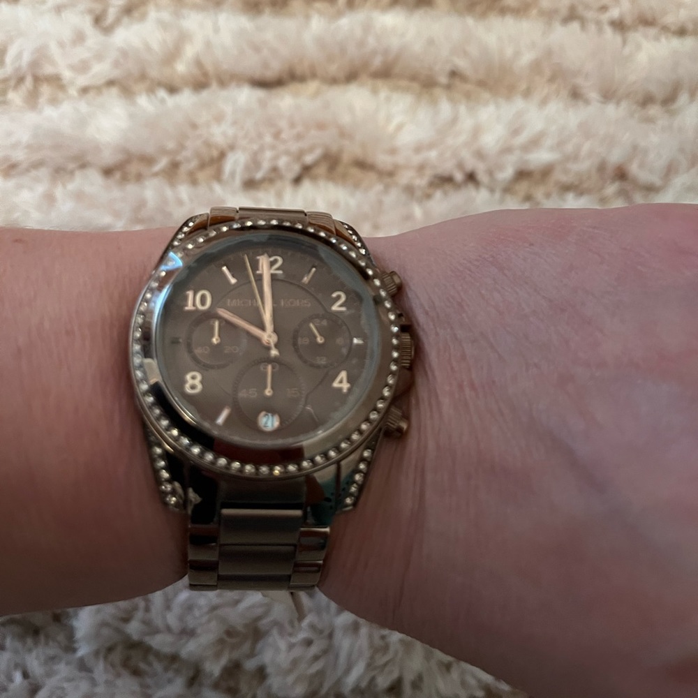 Michael kors chocolate womens watch